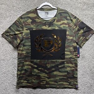 VTG Phat Farm T-Shirt Men's Size 2XL Camo Embroidered Logo Short Sleeve NWT